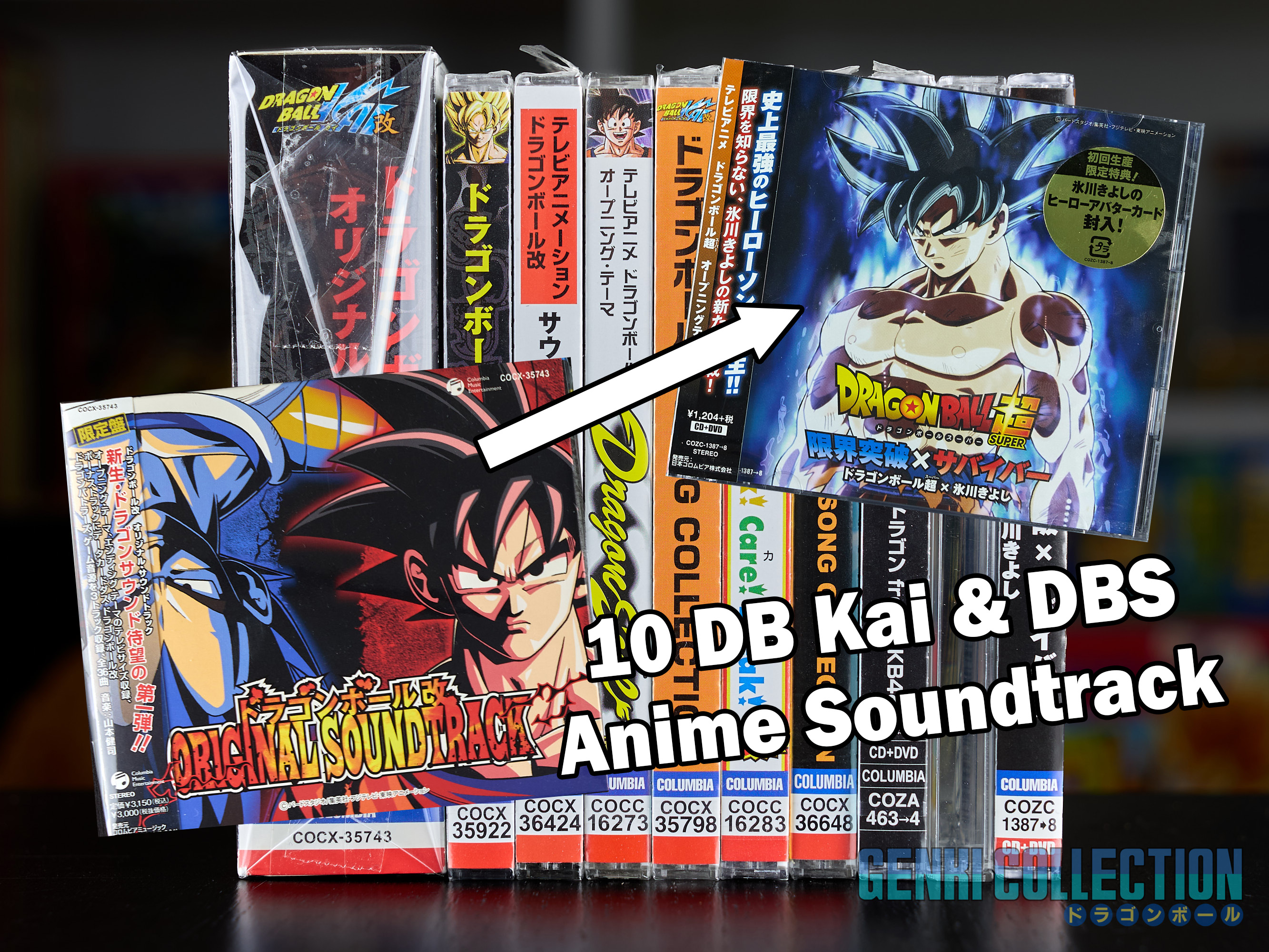 Set of 8 Dragon Ball Kai OSTs + Dragon Ball Super sealed with Obi + 1 Super Heroes