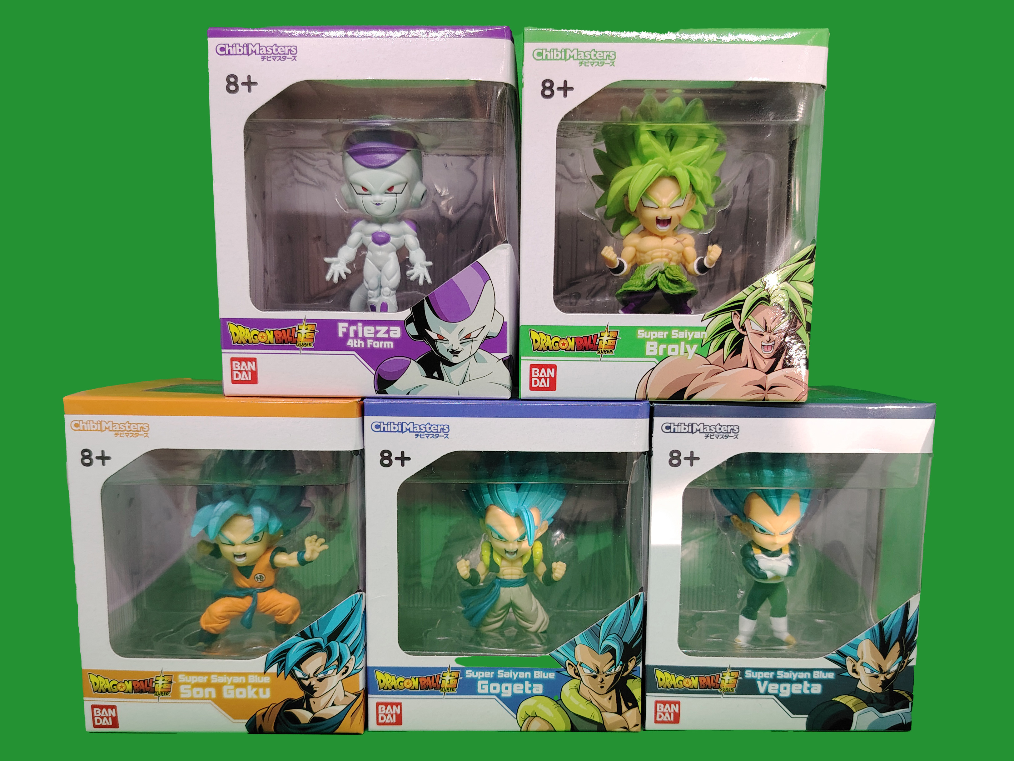 Full set 5 figurines DRAGON BALL SUPER CHIBI MASTER (2022)