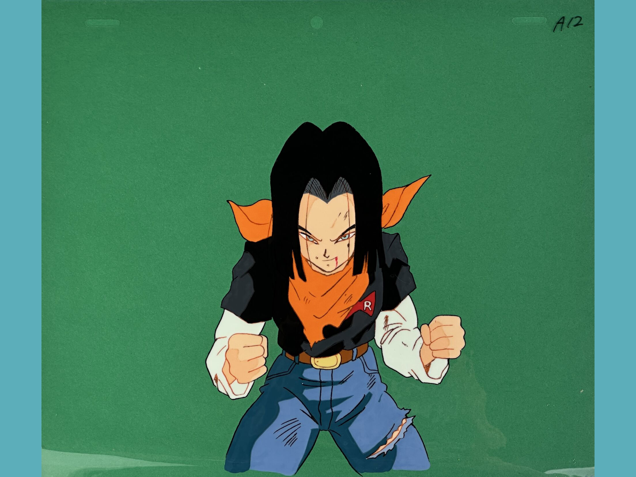 Original Dragon Ball Z Android 17 cel Episode 149 Toei Animation (1992)