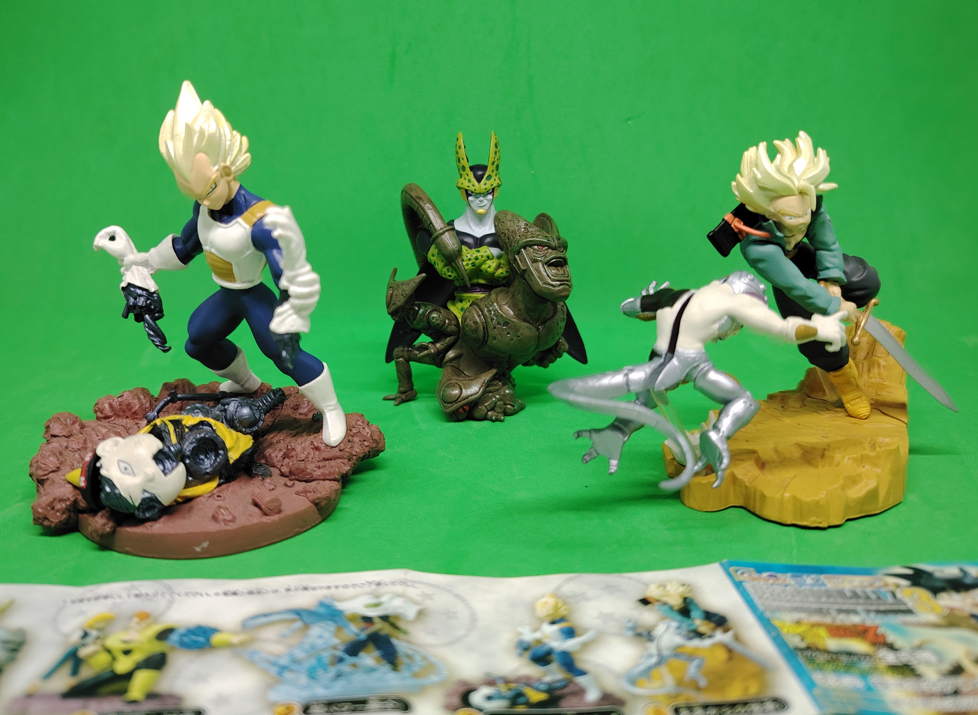 Lot of 3 Gashapons Dragon Ball Z imagination Figure Part 3 (2004)