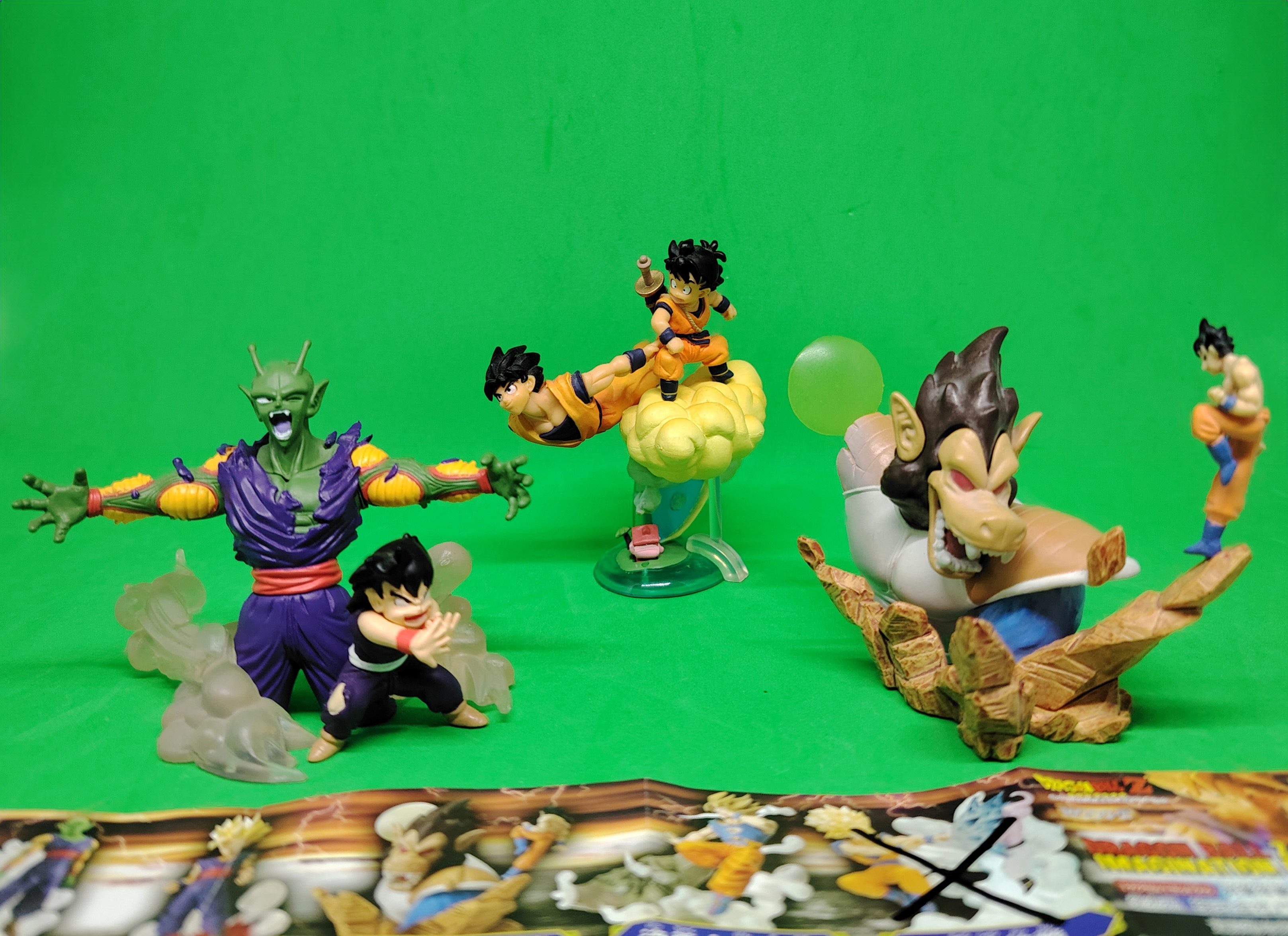 Lot of 3 Gashapons Dragon Ball Z imagination Figure Part 5,7,9