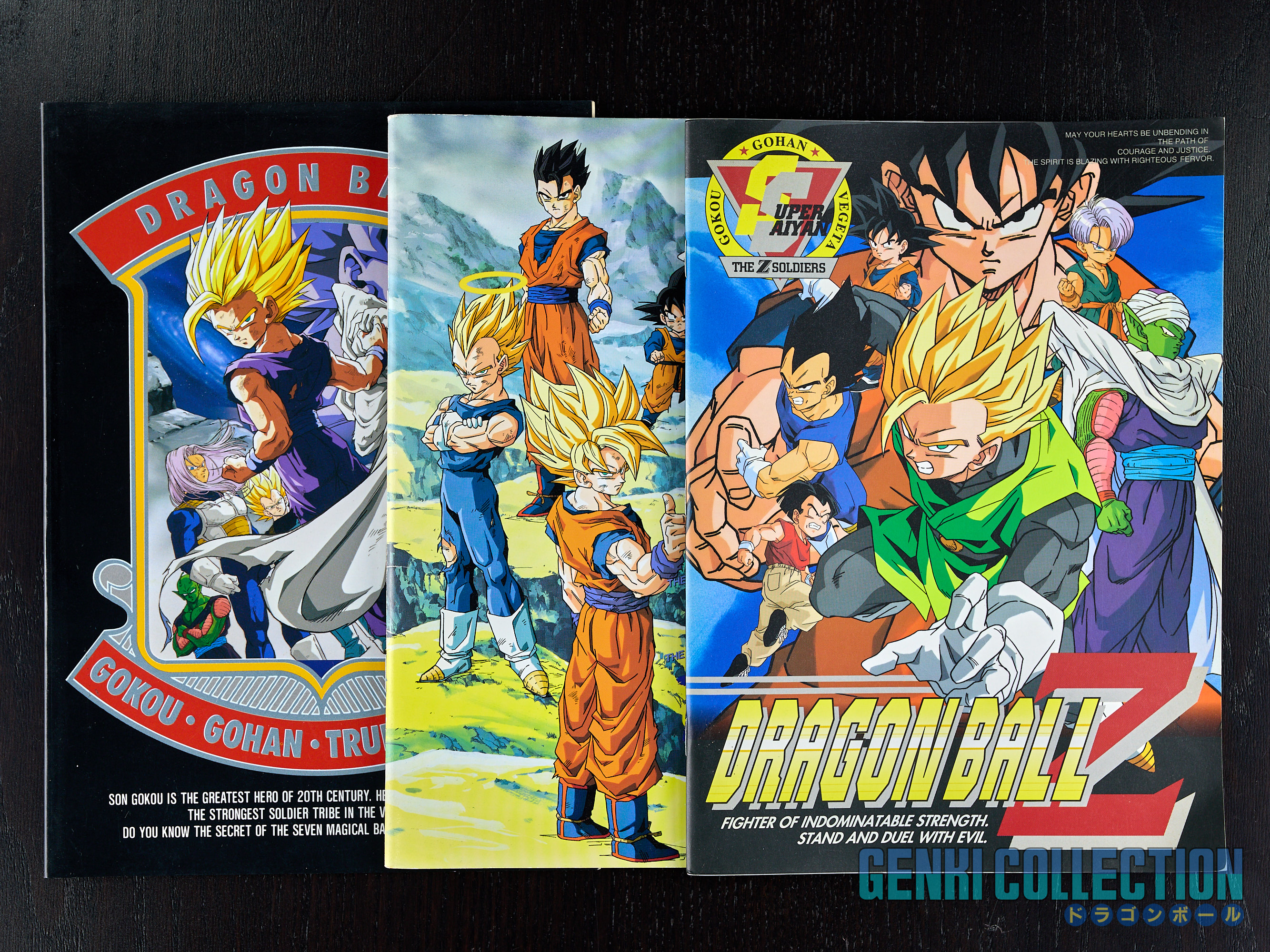 Set of 3 Dragon Ball Z notebooks