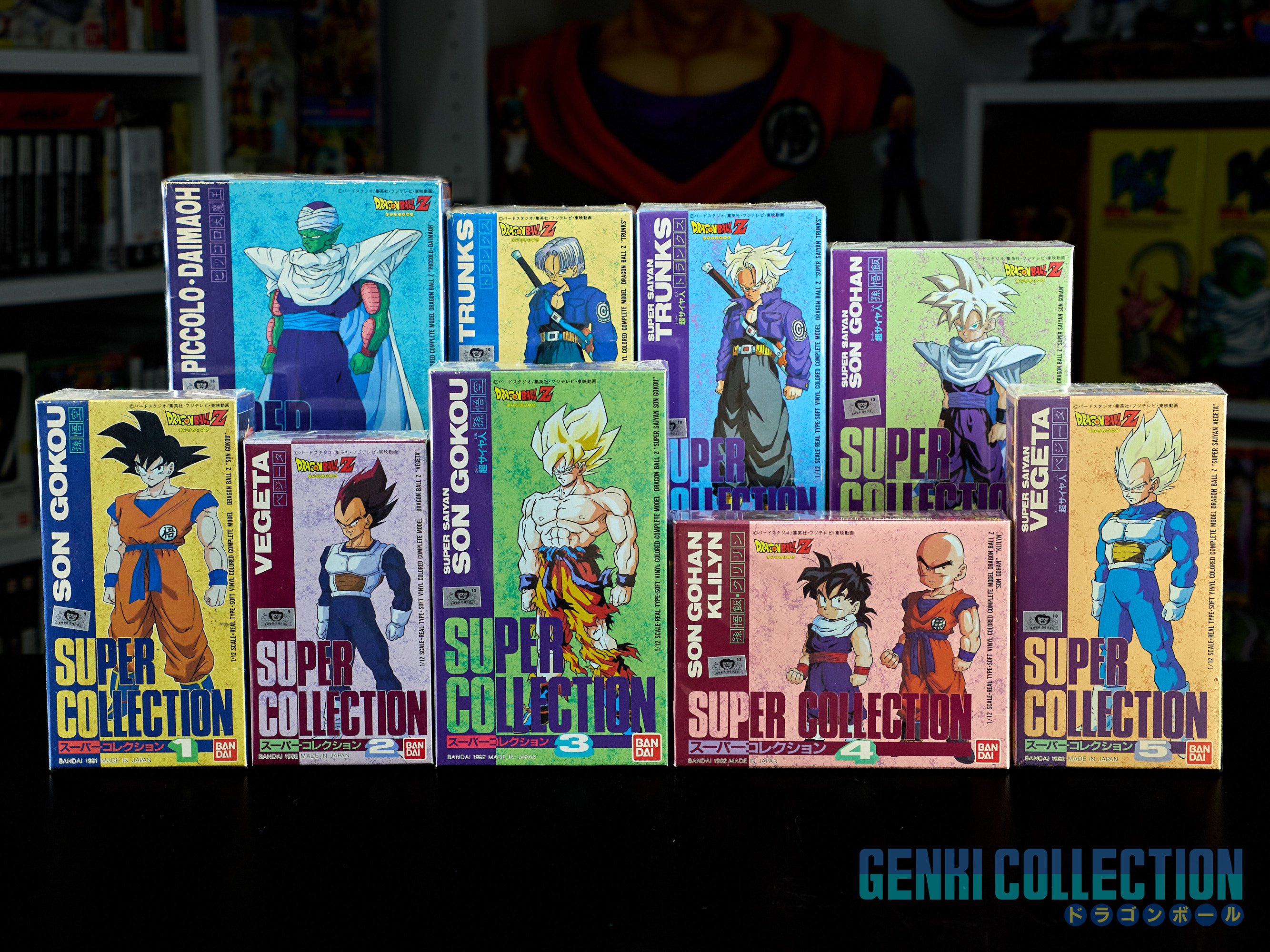 Full set 9 Dragon Ball Z Super Collection figures (1991-1993) 