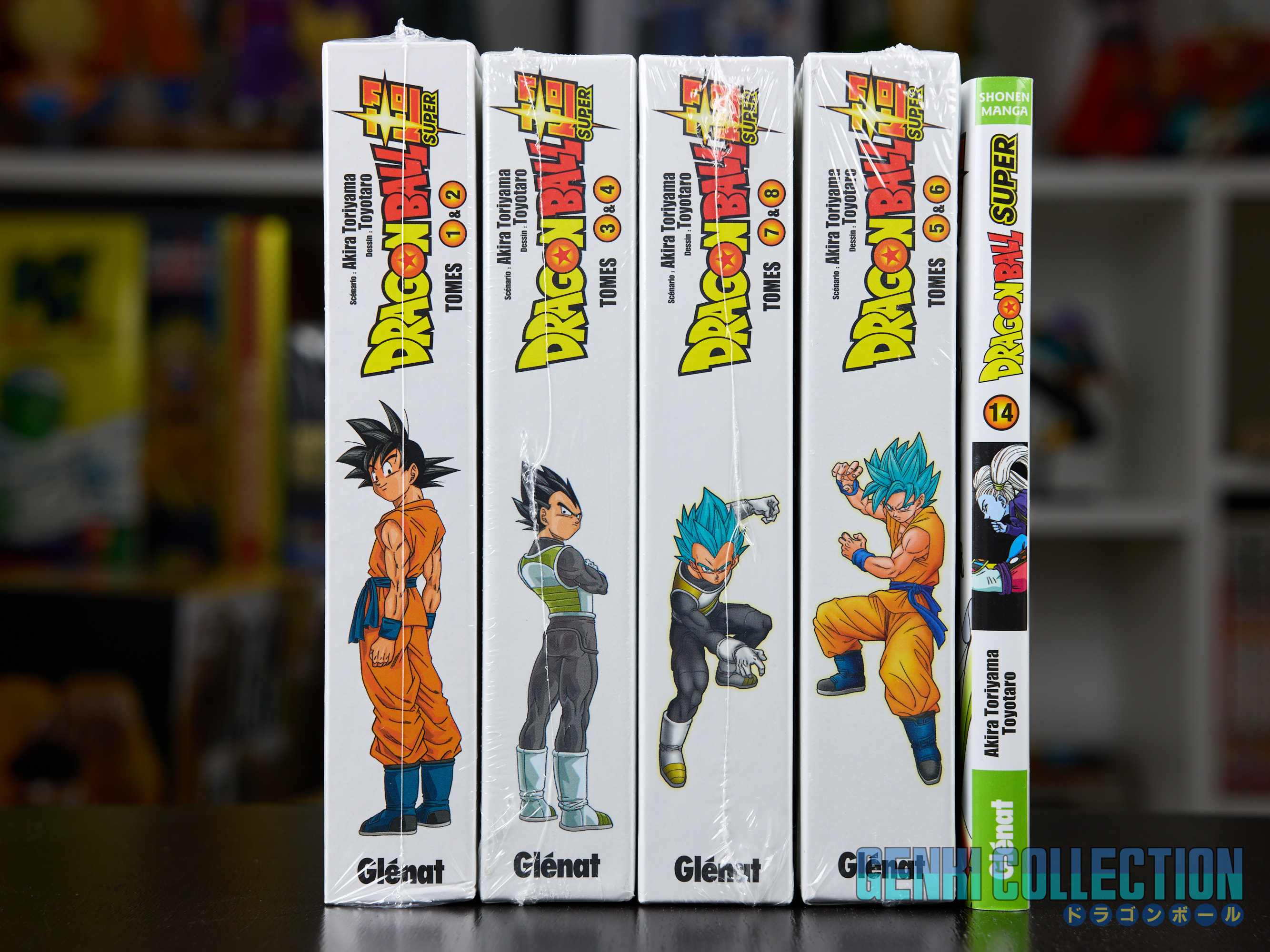 Set of 4 Dragon Ball Super French sealed box sets volumes 1 to 8) + 14