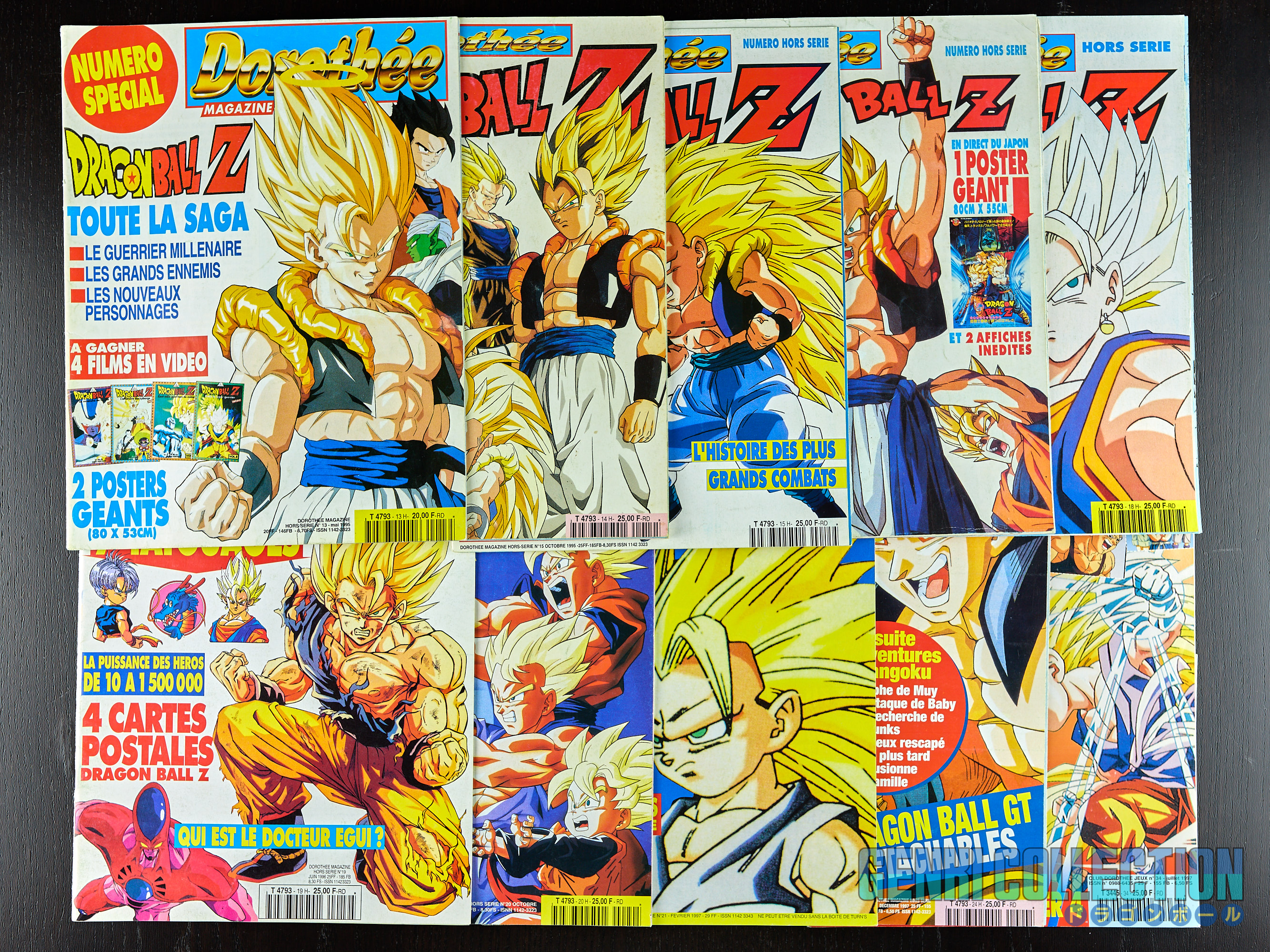 Set of 10 french revues "Dorothée Magazine hors-séries" (1995-1997)